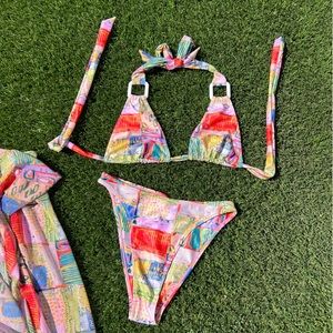 NWT Strawberry Milk Mob Hottie Tottie Bikini Set (Size M)